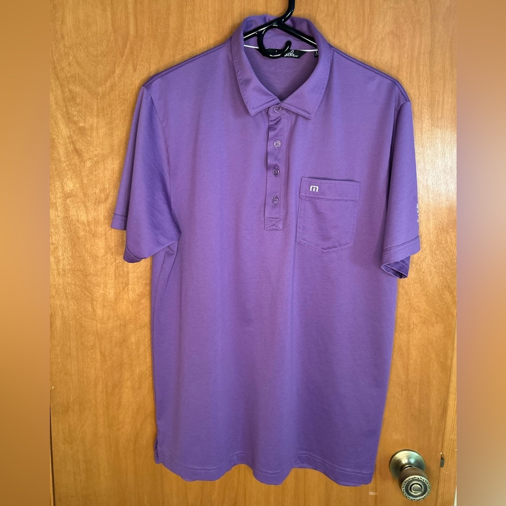 Peter Millar Shirt Mens Large Polo Purple Pima Cotton Blend Dragonfly Print Golf